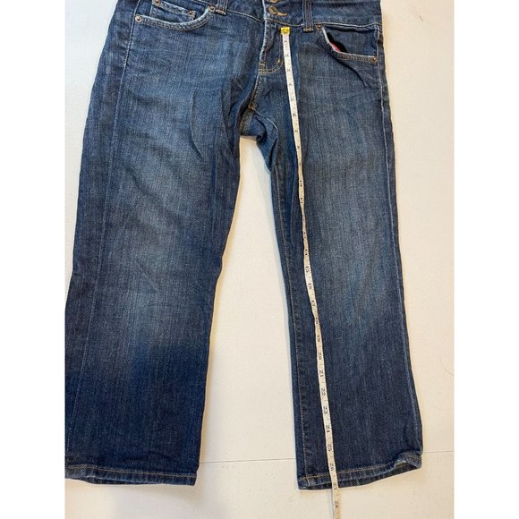 Red Engine Womens Jeans Straight Leg Original Vintage 1980s Denim Blue Size 29 - Picture 6 of 11